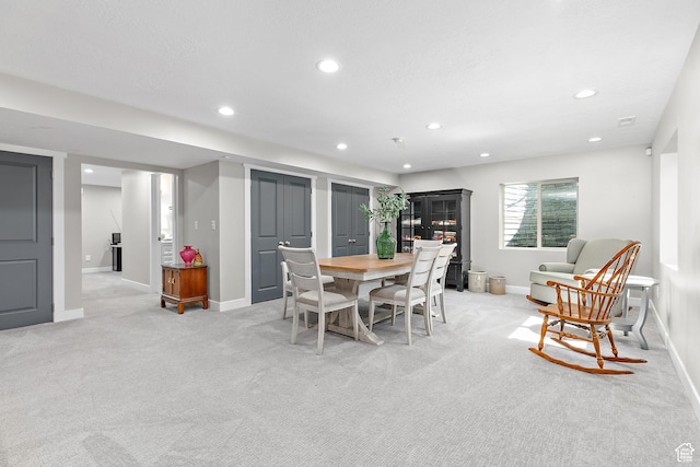 88 N Parkside Loop W, Elk Ridge, UT 84651 - dining area featuring recessed lighting, baseboards, and light carpet