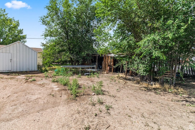 299 N 100 E, Salina, UT 84654 - view of yard with a trampoline and an outbuilding