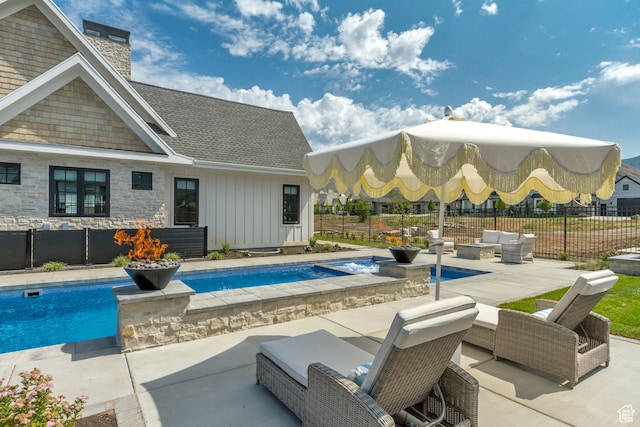 423 S 150 E, Mapleton, UT 84664 - view of pool featuring a patio and outdoor lounge area