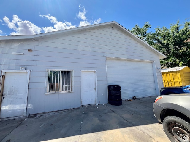 766 Huntridge Dr, Moab, UT 84532 - view of home's exterior with a detached garage