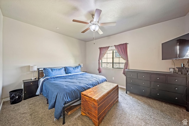 107 E Jordan Blvd Unit 506, Saratoga Springs, UT 84045 - bedroom with carpet, baseboards, and ceiling fan
