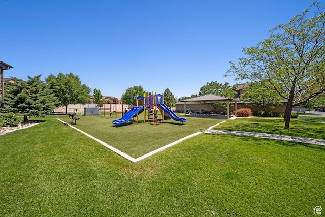 107 E Jordan Blvd Unit 506, Saratoga Springs, UT 84045 - community play area with a yard and a gazebo