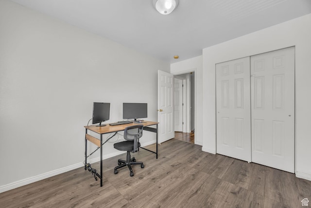 556 E 800 N, Ogden, UT 84404 - home office with wood finished floors and baseboards