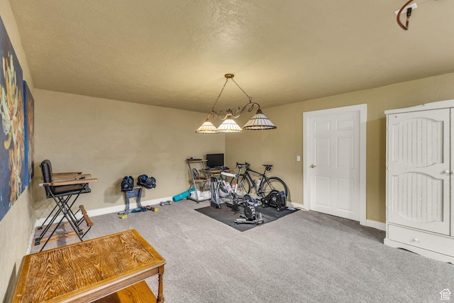 2268 E 10140 S, Sandy, UT 84092 - workout room with carpet flooring and baseboards