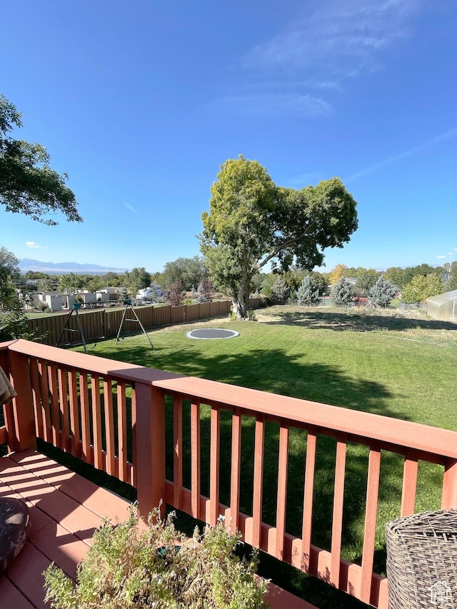 975 S Canyon Breeze E, Draper, UT 84020 - deck featuring a playground and central AC unit
