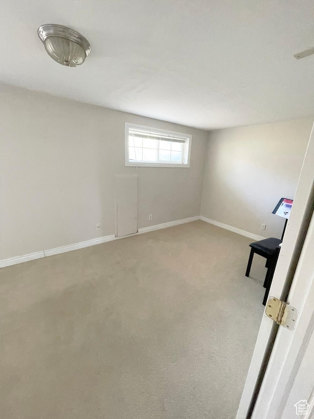 975 S Canyon Breeze E, Draper, UT 84020 - below grade area featuring light carpet and baseboards