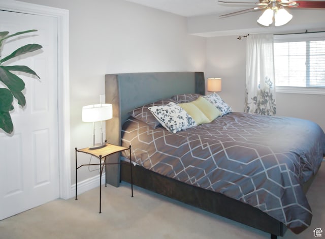 975 S Canyon Breeze E, Draper, UT 84020 - carpeted bedroom featuring baseboards and a ceiling fan