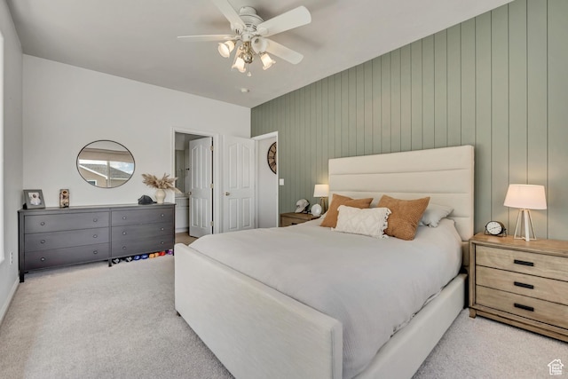 7284 S Brittany Park Ave, West Jordan, UT 84084 - carpeted bedroom featuring a ceiling fan