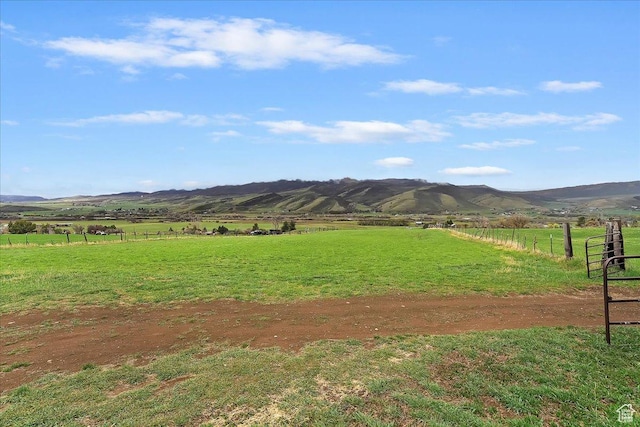 1183 S Hoytsville Rd Unit A, Hoytsville, UT 84017 - mountain view featuring rural landscape and agricultural land