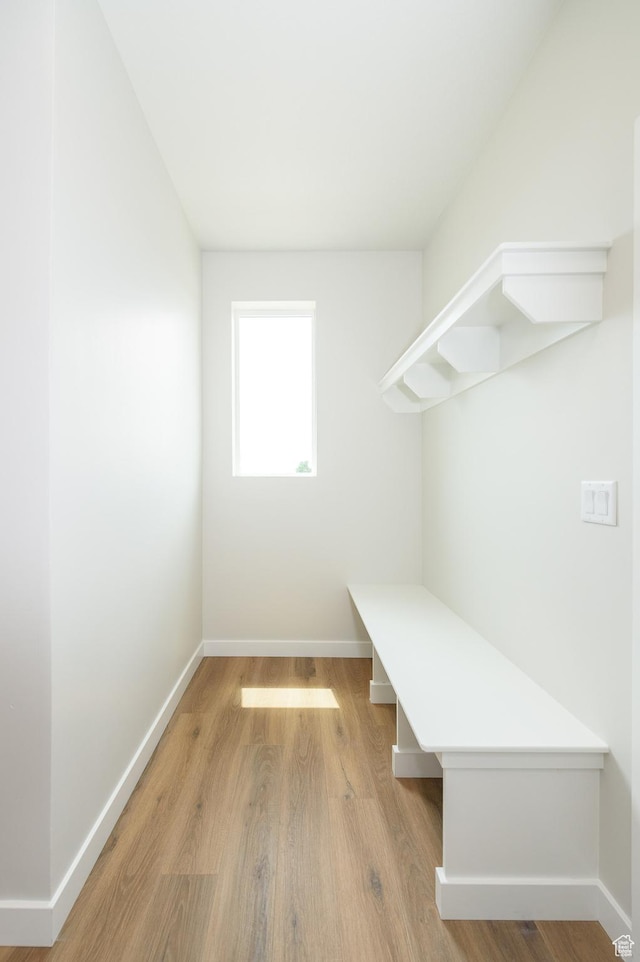 166 N Husker Ln, Saratoga Springs, UT 84045 - mudroom featuring light wood finished floors and baseboards