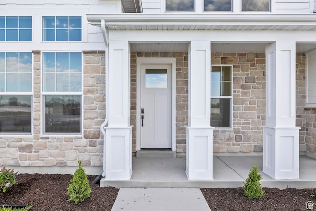 3164 N 3500 W, Plain City, UT 84404 - entrance to property featuring stone siding