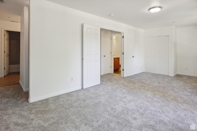 11411 S Oakmond Rd, South Jordan, UT 84009 - unfurnished bedroom featuring carpet floors, baseboards, a closet, and ensuite bath