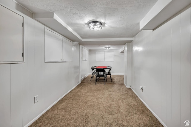 763 E Spring View Dr, Millcreek, UT 84106 - finished below grade area with carpet and a textured ceiling