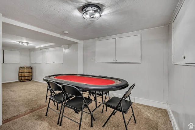 763 E Spring View Dr, Millcreek, UT 84106 - recreation room featuring light colored carpet and a textured ceiling