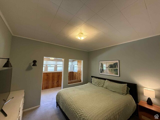 229 N Carbon Ave, Price, UT 84501 - carpeted bedroom with crown molding