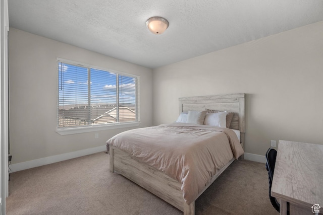 1871 S 1030 W, Orem, UT 84058 - bedroom featuring baseboards, carpet, and a textured ceiling