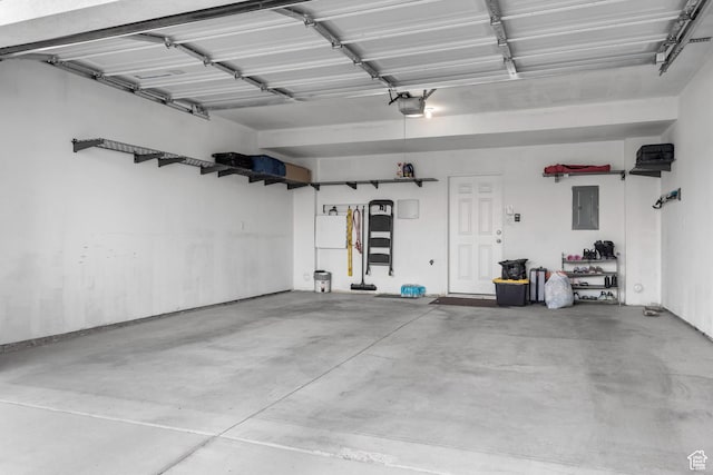 1871 S 1030 W, Orem, UT 84058 - garage featuring electric panel and a garage door opener