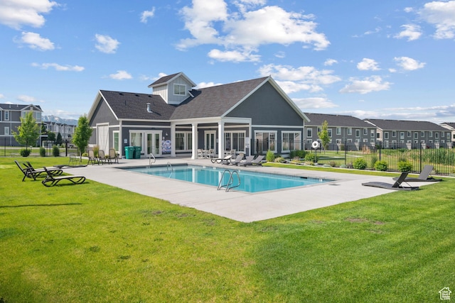 1871 S 1030 W, Orem, UT 84058 - view of pool with a patio area and a residential view