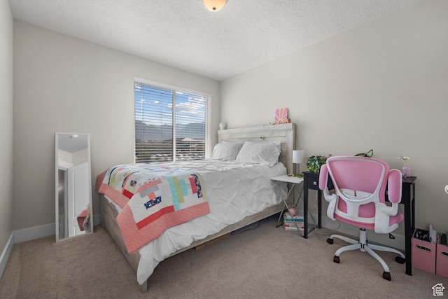 1871 S 1030 W, Orem, UT 84058 - bedroom with carpet flooring and a textured ceiling