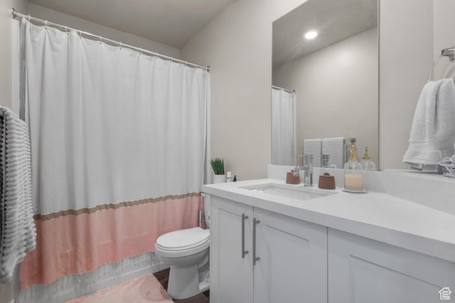 1871 S 1030 W, Orem, UT 84058 - full bathroom featuring toilet, vanity, and recessed lighting