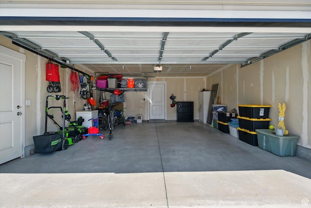 2124 S 1490 W, Wellsville, UT 84339 - garage with a garage door opener