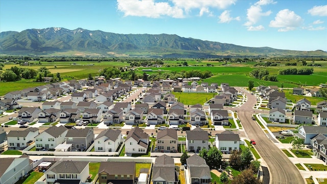 2124 S 1490 W, Wellsville, UT 84339 - aerial view of residential area featuring a mountainous background
