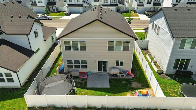 2124 S 1490 W, Wellsville, UT 84339 - back of house featuring a residential view, a patio area, and a fenced backyard