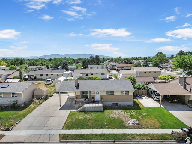 532 S 1500 E, Spanish Fork, UT 84660 - aerial perspective of suburban area featuring a mountain backdrop