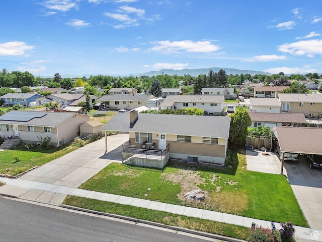 532 S 1500 E, Spanish Fork, UT 84660 - aerial view of residential area with a mountain backdrop