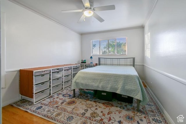 1132 E 2700 S Unit E36, Millcreek, UT 84106 - bedroom featuring ornamental molding and ceiling fan