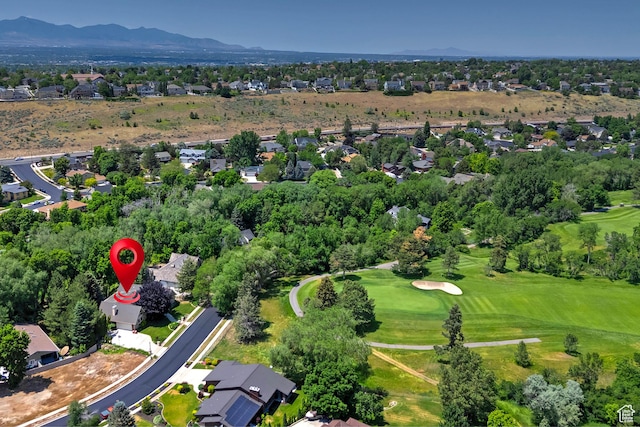 12144 S Mountain Shadow Rd, Sandy, UT 84092 - view of property location with mountains, a golf course, and nearby suburban area