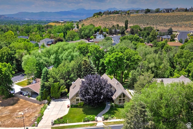 12144 S Mountain Shadow Rd, Sandy, UT 84092 - aerial view of a mountainous background