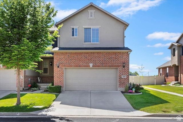 160 S 2875 W, West Point, UT 84015 - traditional-style home with brick siding, a garage, and concrete driveway