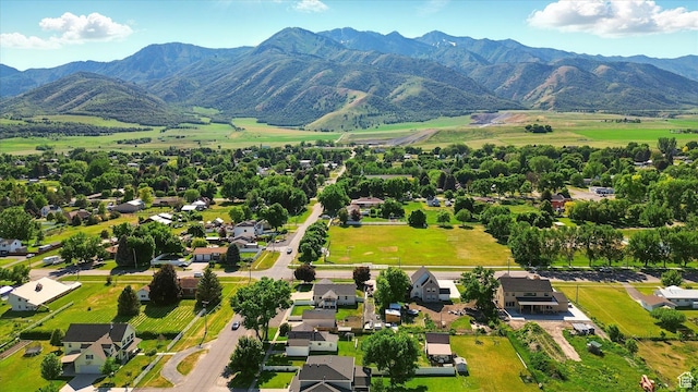 192 S 100 E, Wellsville, UT 84339 - aerial perspective of suburban area with mountains