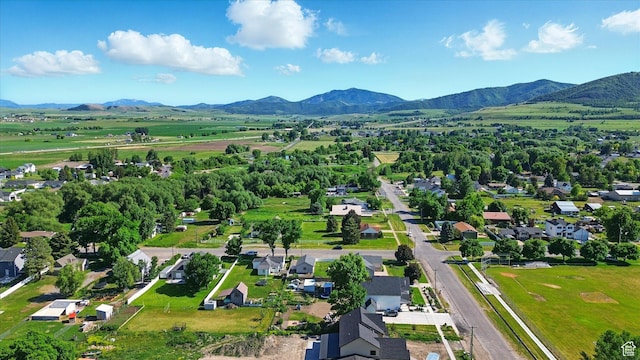 192 S 100 E, Wellsville, UT 84339 - aerial view of residential area featuring a mountainous background