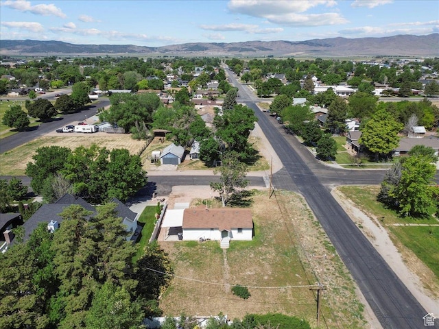 496 N 500 E, Nephi, UT 84648 - aerial view of residential area featuring a mountainous background