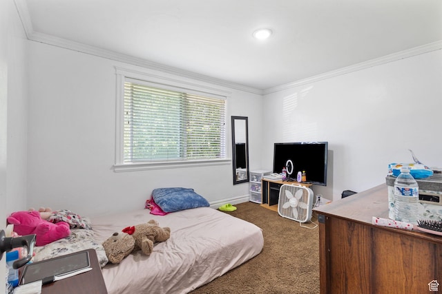 830 W 630 N, Orem, UT 84057 - bedroom with carpet flooring, ornamental molding, and baseboards
