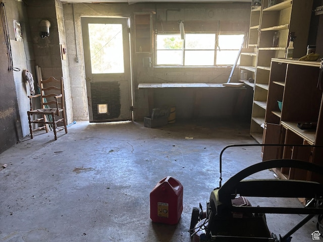 622 S Main St, Gunnison, UT 84634 - misc room featuring unfinished concrete flooring