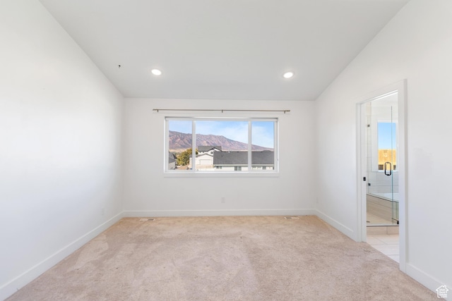 103 S 500 W, Hyrum, UT 84319 - empty room featuring light carpet, baseboards, and recessed lighting