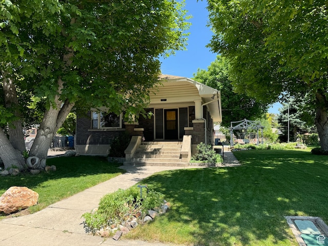 67 S 200 E, Pleasant Grove, UT 84062 - view of front facade featuring a front lawn and a porch