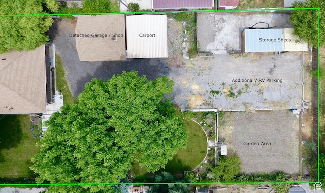 67 S 200 E, Pleasant Grove, UT 84062 - aerial view of property and surrounding area with property parcel outlined