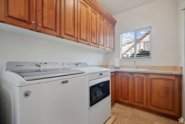 503 W 650 S, Orem, UT 84058 - washroom with separate washer and dryer and cabinet space