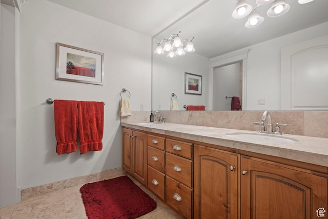 503 W 650 S, Orem, UT 84058 - bathroom with double vanity and baseboards