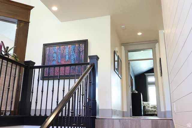 1820 S Kerrybrook Dr, Kaysville, UT 84037 - stairway featuring recessed lighting
