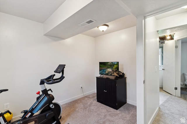 4293 W 5550 S, Roy, UT 84067 - exercise area featuring carpet floors and baseboards