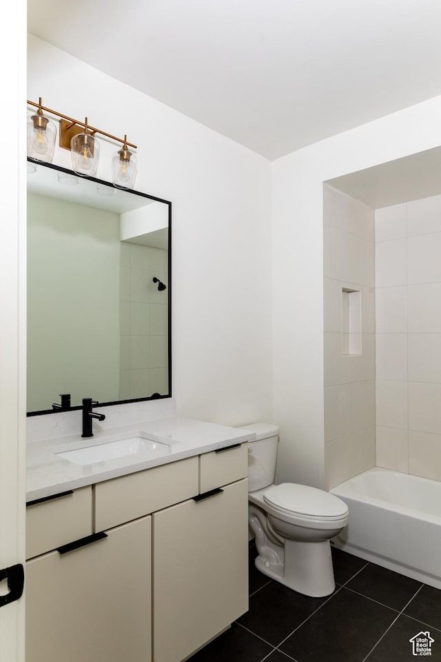 10727 N Dosh Ln, Highland, UT 84003 - full bath with toilet, tile patterned flooring, and vanity