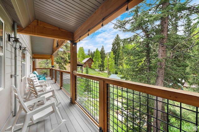 11316 E Silver Fork Rd, Brighton, UT 84121 - view of wooden terrace