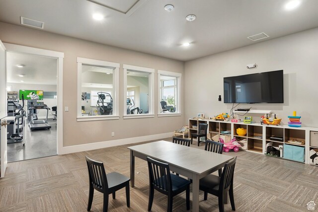 3287 S Boots Way, Syracuse, UT 84075 - playroom featuring baseboards and recessed lighting
