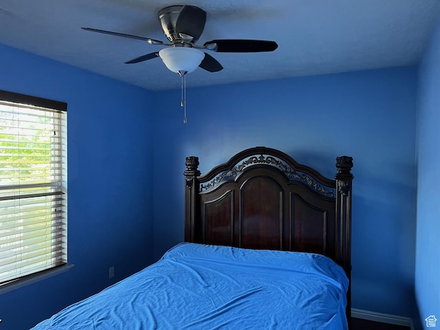 632 W 200 N, Salt Lake City, UT 84116 - bedroom with a ceiling fan and baseboards