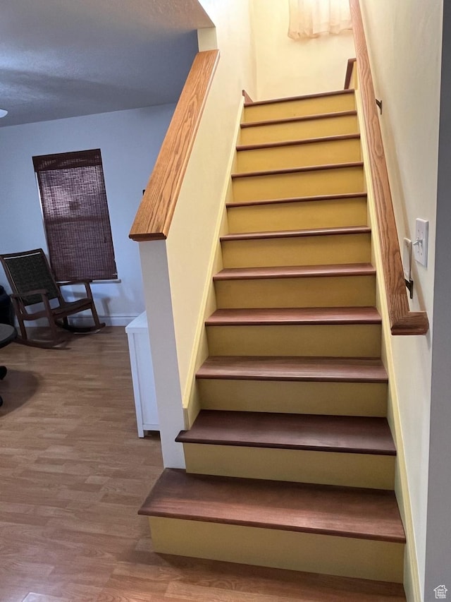 632 W 200 N, Salt Lake City, UT 84116 - stairs featuring wood finished floors and baseboards